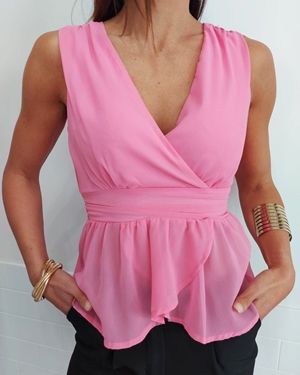 TOP GASA ROSA - Imagen 2