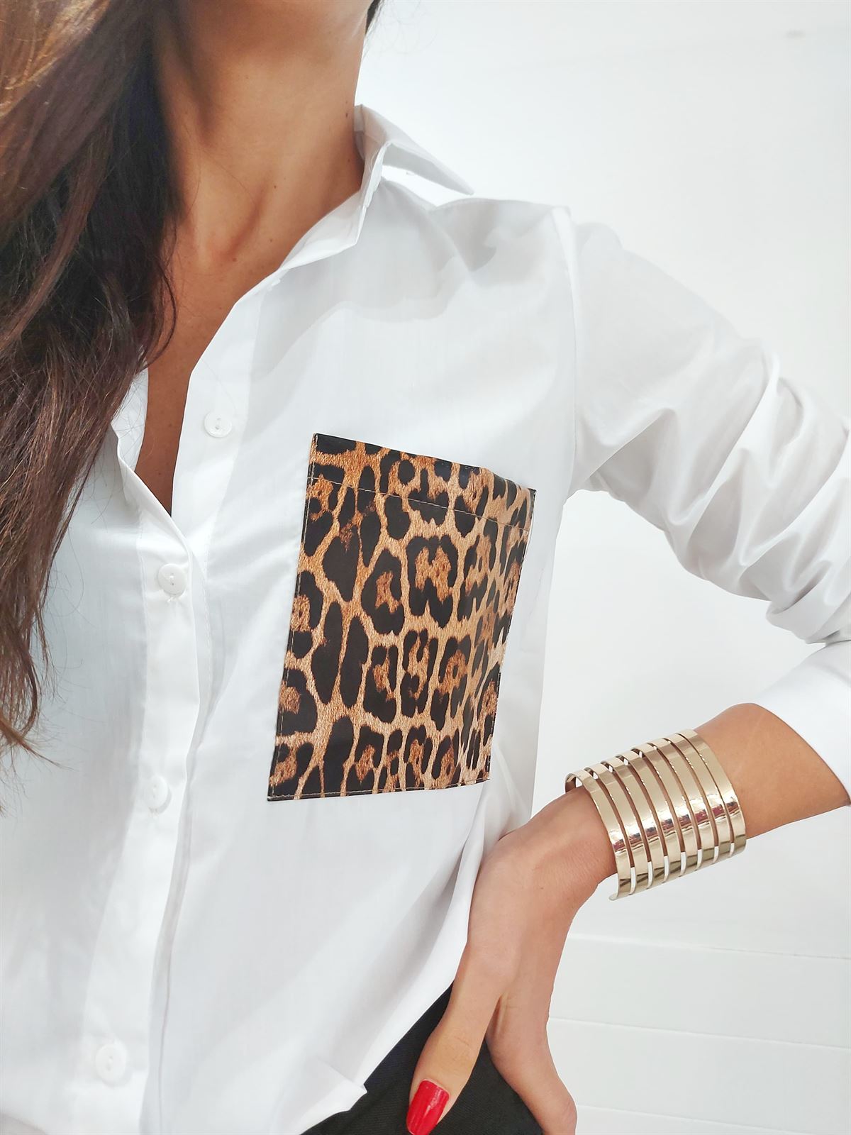 CAMISA BOLSILLO PRINT - Imagen 2