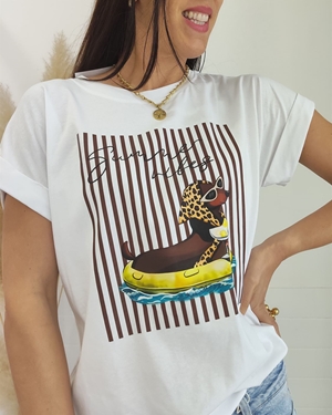 CAMISETA DOGGY CHOCOLATE - Imagen 2