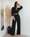 CONJUNTO TOP/PANTALON NEGRO - Imagen 1