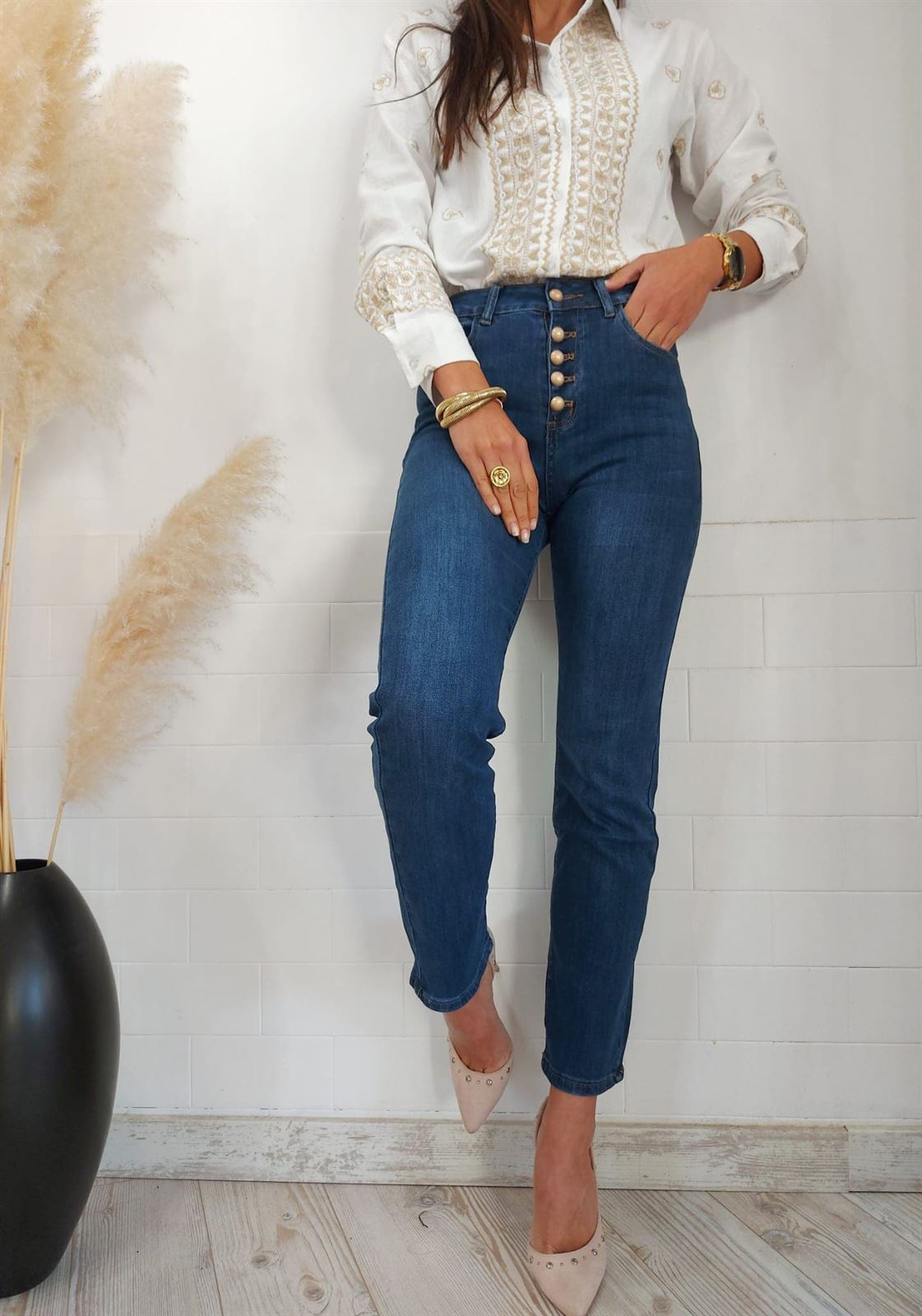 JEANS BOTONES - Imagen 2