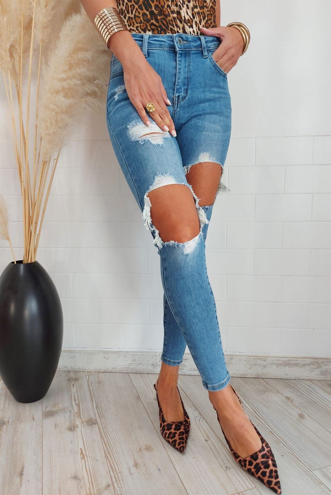 JEANS SKINNY ROTOS - Imagen 3