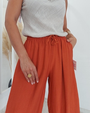PANTALON BOMBACHO TEJA - Imagen 2