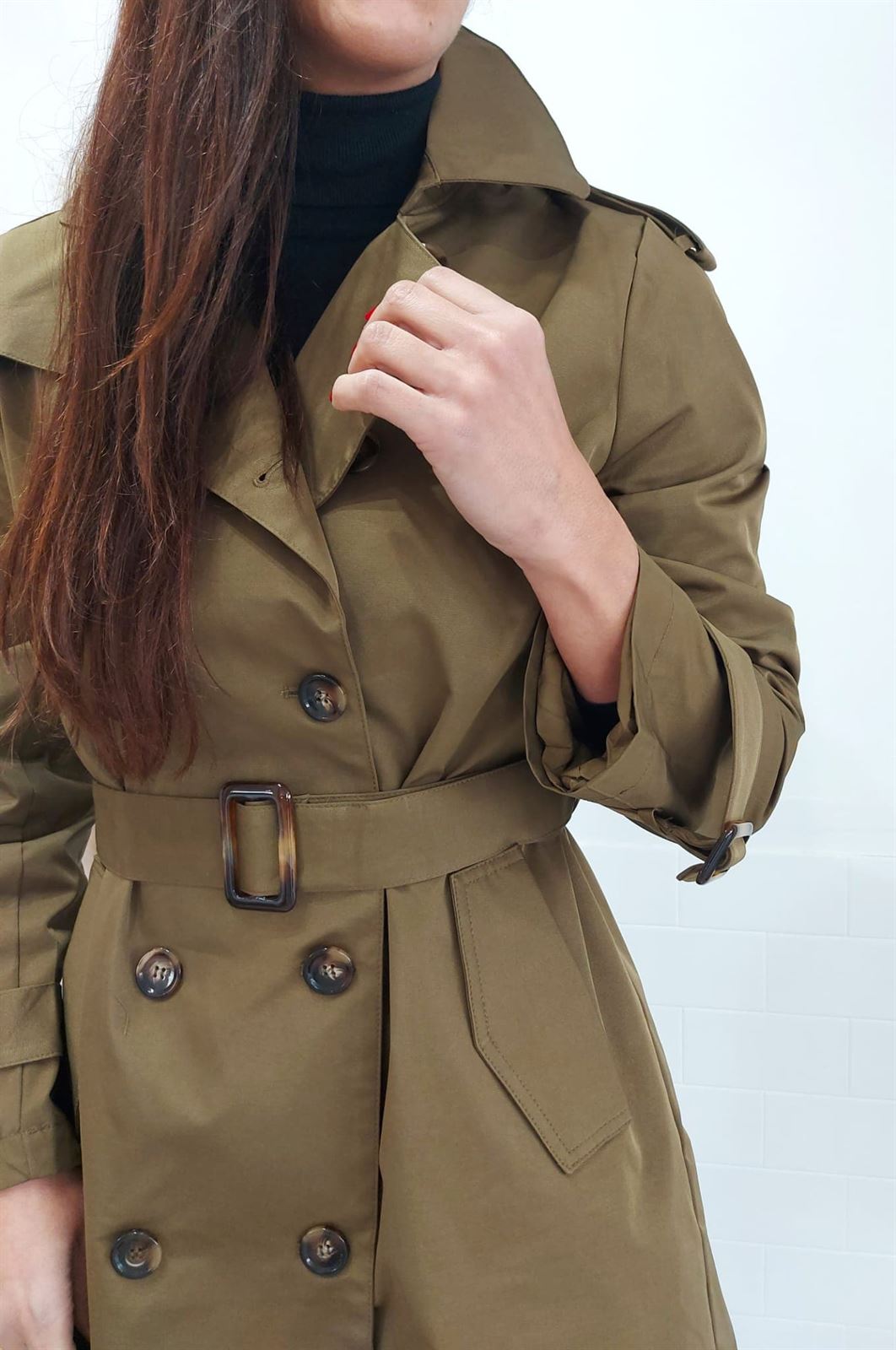 TRENCH COAT KAKI - Imagen 2