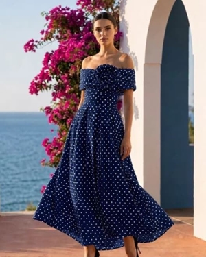 VESTIDO CÓRDOBA MARINO - Imagen 1