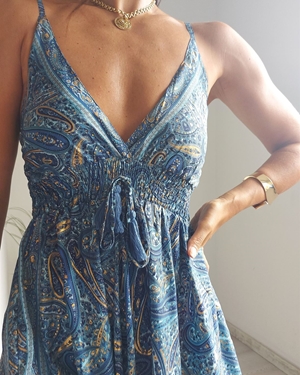 VESTIDO INDI AZUL - Imagen 2