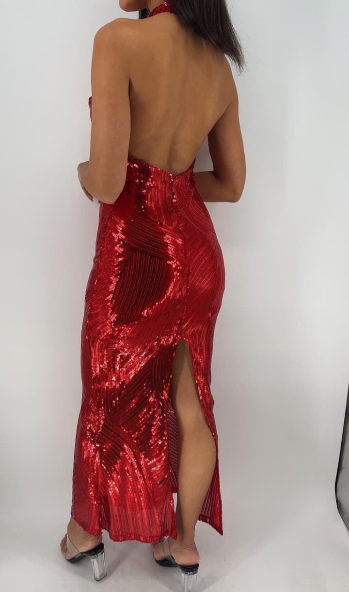 VESTIDO LS ROJO - Imagen 3